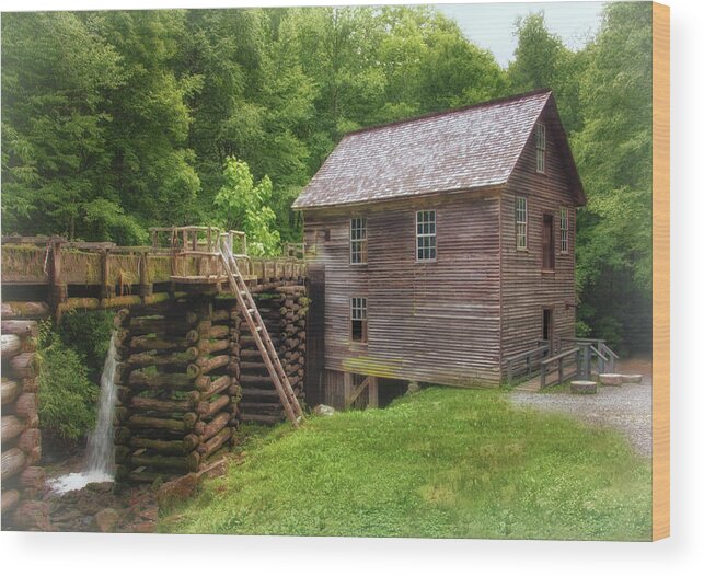 Mingus Mill Wood Print featuring the photograph Mingus Mill by Carolyn Derstine