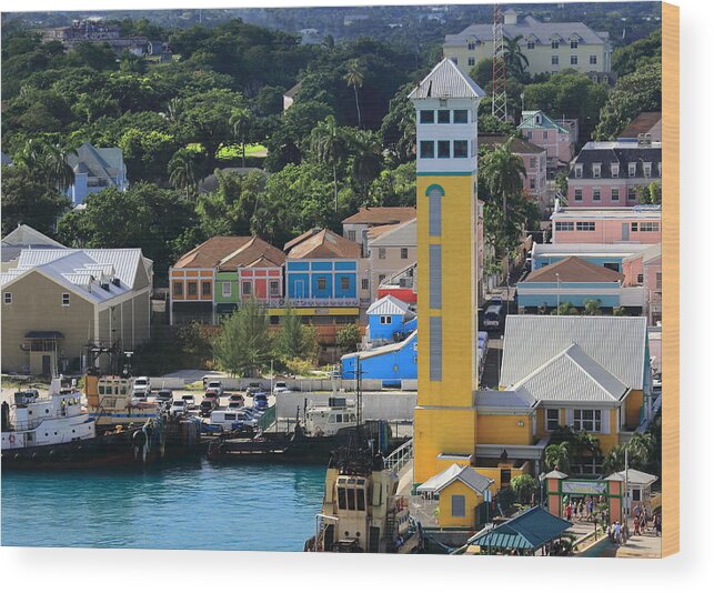 Bahamas Wood Print featuring the photograph Nassau Bahamas by Coby Cooper