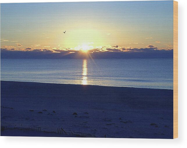 Seas Wood Print featuring the photograph New Day I I by Newwwman