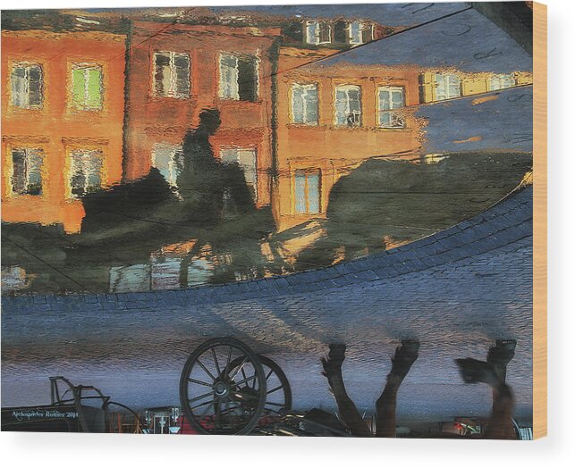 Old Town Wood Print featuring the photograph Old Town in Warsaw #12 by Aleksander Rotner