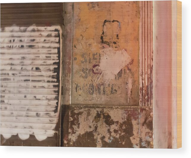 Peeling Paint Wood Print featuring the photograph Panamanian Texture No.5 by Jessica Levant