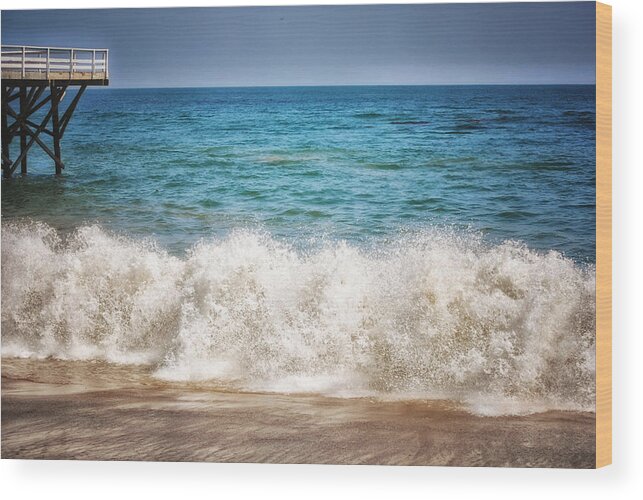 Beach Wood Print featuring the photograph Paradise Cove by Tricia Marchlik
