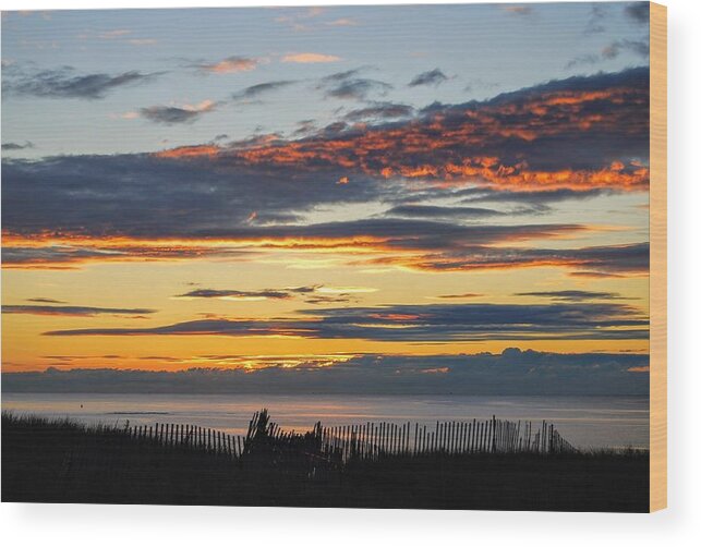 Newburyport Wood Print featuring the photograph Plum Island Sunrise by Susan Allen