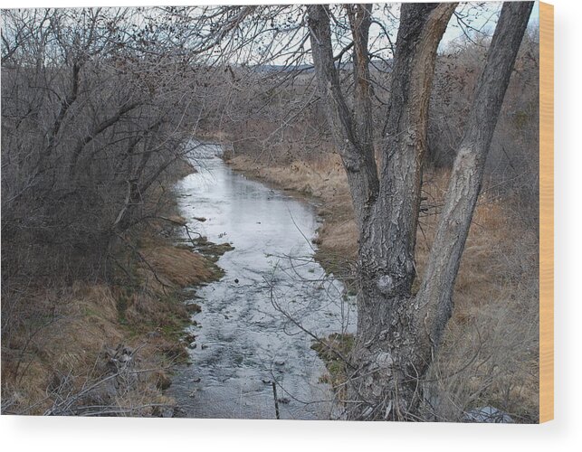 Santa Fe Wood Print featuring the photograph Santa Fe River by Rob Hans