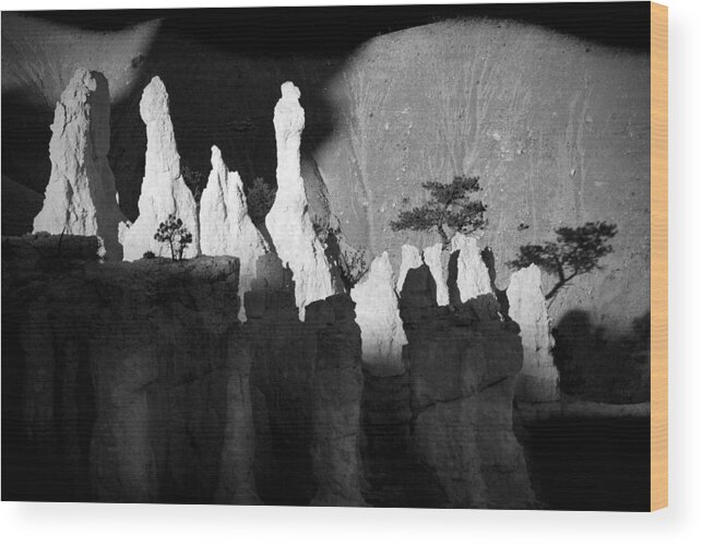 bryce Canyon Wood Print featuring the photograph Shadowland by Mike Irwin