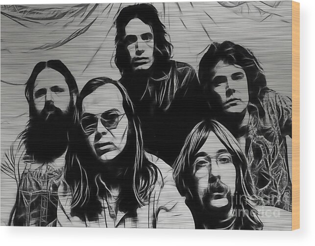 Steely Dan Wood Print featuring the mixed media Steely Dan Collection by Marvin Blaine