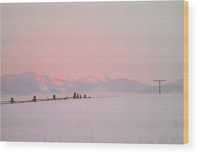 Troystapek Wood Print featuring the photograph Sun Up on 12th by Troy Stapek