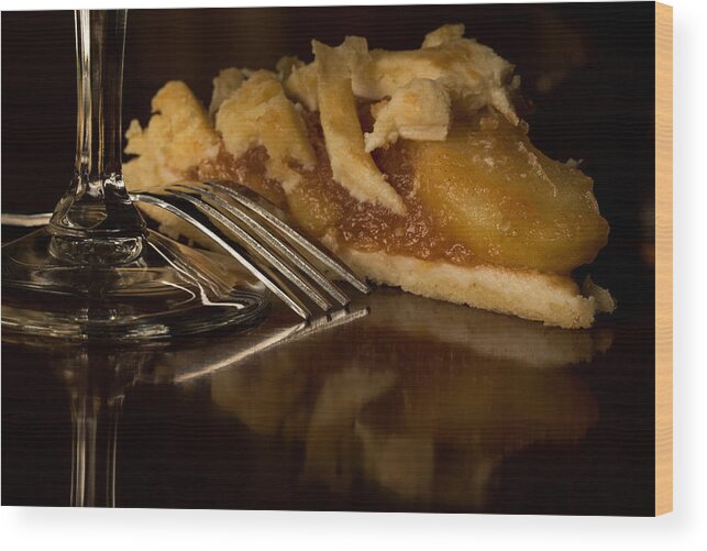 Food Wood Print featuring the photograph Temptation II by Bob Cournoyer