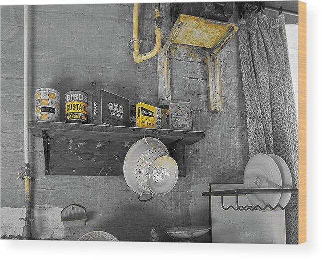 The Art Of Welfare Wood Print featuring the photograph The Art of Welfare. Kitchen for all. by Elena Perelman