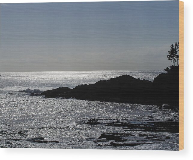 Depoe Bay Wood Print featuring the photograph The Calming Sea by Tom Potter