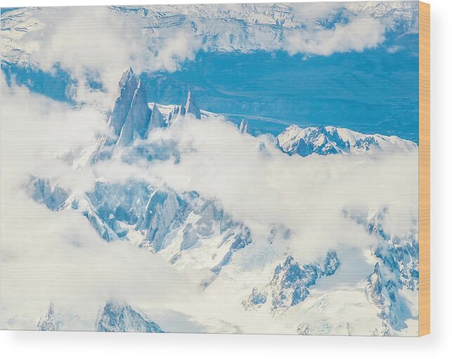 Mountain Wood Print featuring the photograph The Fitz Roy by Andrew Matwijec