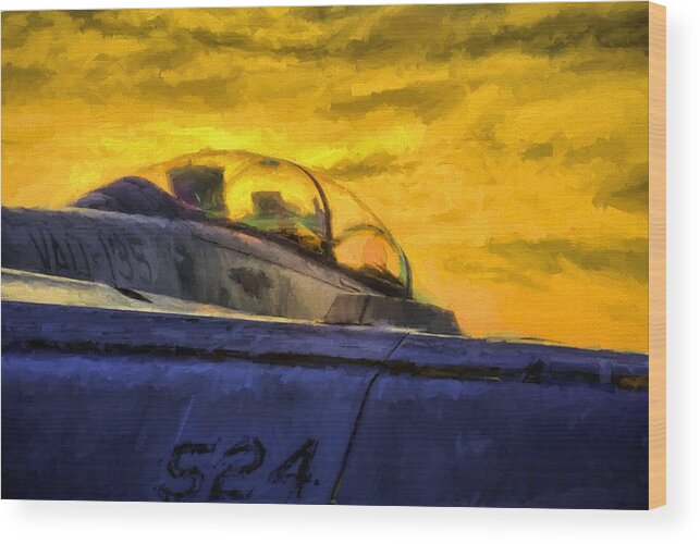 Military Wood Print featuring the photograph The Rise of the Growler by JC Findley