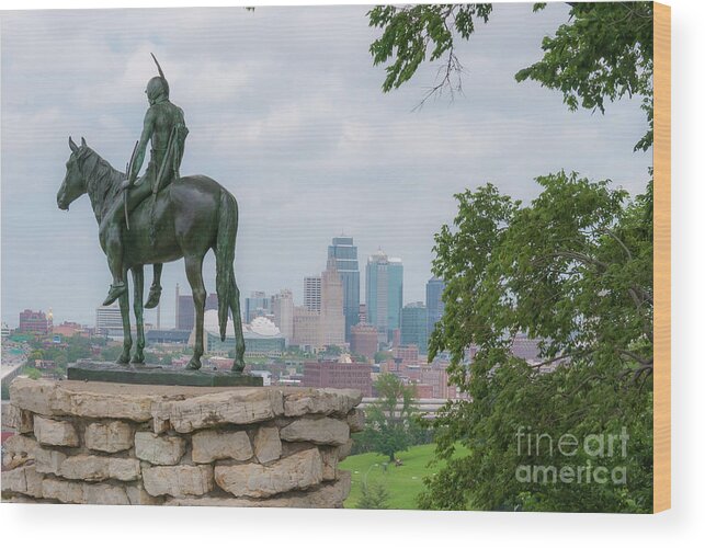 Kansas City Wood Print featuring the photograph The Scout by Pamela Williams