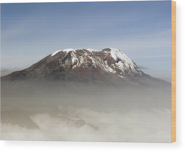 Kilimanjaro Wood Print featuring the photograph The Snows of Kilimanjaro by Patrick Kain