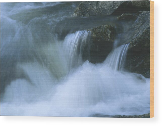 Water Wood Print featuring the photograph Torrent by Lynard Stroud