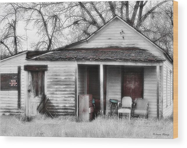 House Wood Print featuring the photograph Waiting by Susan Kinney