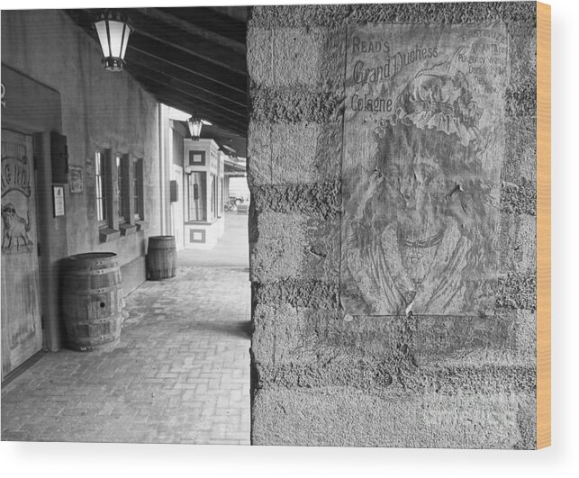 Barrel Wood Print featuring the photograph Western Alley 2 by Korynn Neil