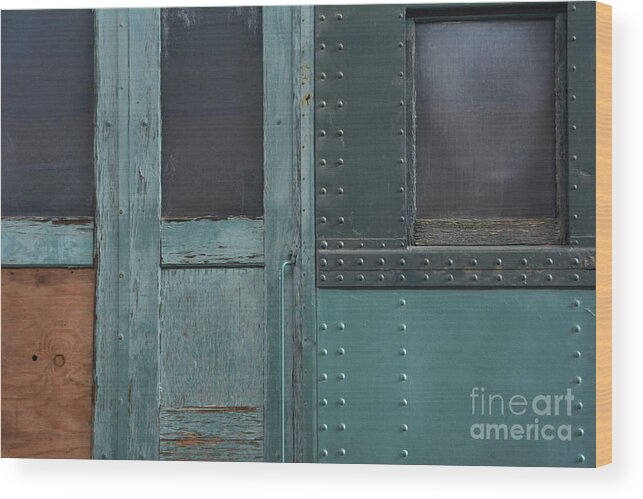 Door Wood Print featuring the photograph Windows And Doors by Dan Holm