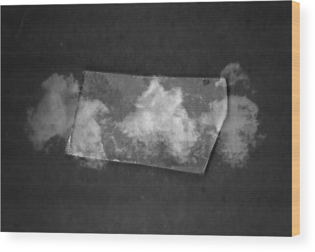 Clouds Wood Print featuring the photograph Without by Mark Ross