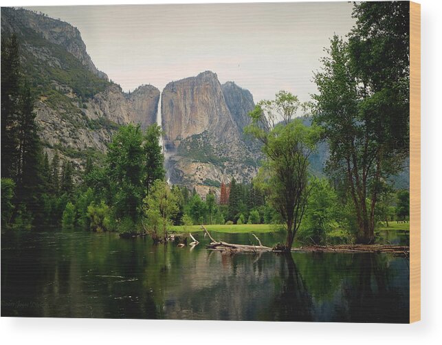 Yosemite Wood Print featuring the photograph Yosemite A Scenic View To Remember by Joyce Dickens