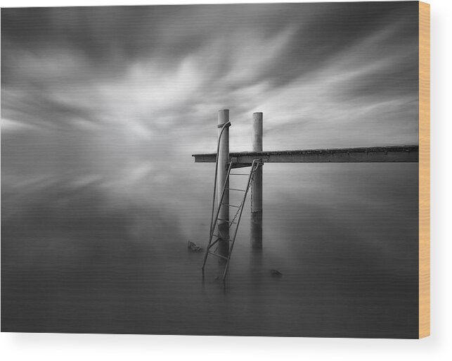 Lake Wood Print featuring the photograph Quay #1 by Joaquin Guerola