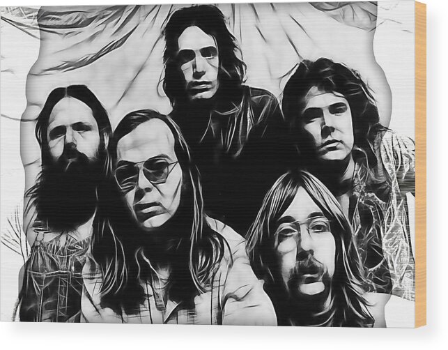 Steely Dan Wood Print featuring the mixed media Steely Dan Collection #7 by Marvin Blaine