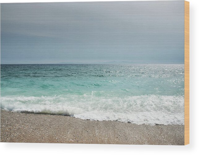 Scenics Wood Print featuring the photograph Aegean Sea In Summer by Photo By George Koultouridis