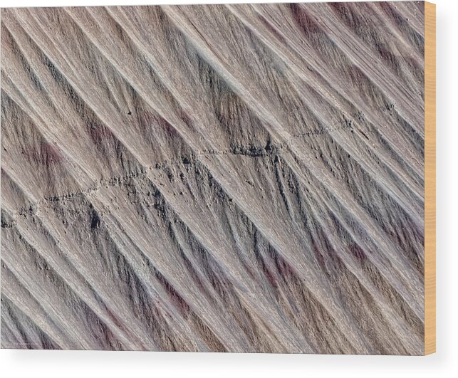 Desert Southwest Wood Print featuring the photograph Angled Desert Strata by Britt Runyon