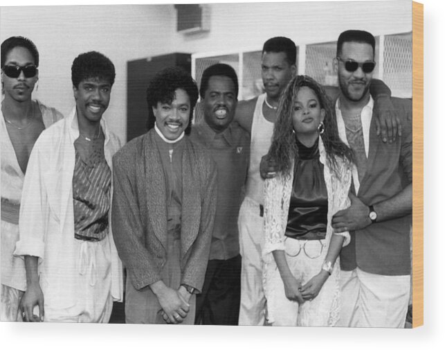 Artist Wood Print featuring the photograph Atlantic Starr Live In Concert by Raymond Boyd