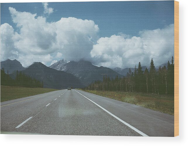 Outdoors Wood Print featuring the photograph Banff National Park by Archive Photos