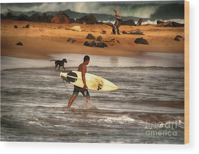 Beach Wood Print featuring the photograph Best Friends by Eye Olating Images