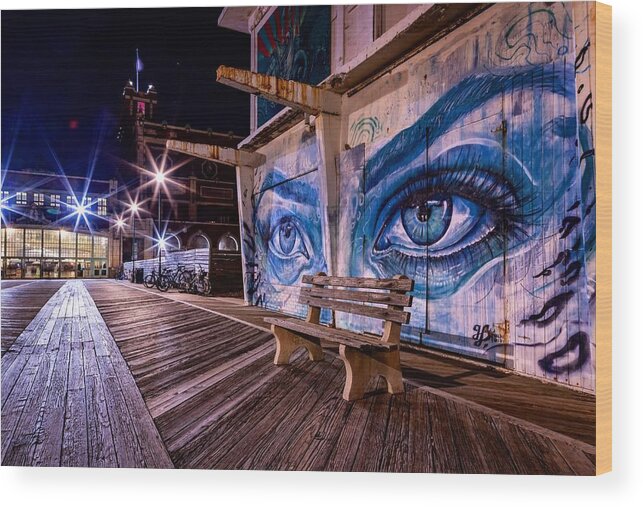 Mural Wood Print featuring the photograph Big Eyes by Kevin Plant