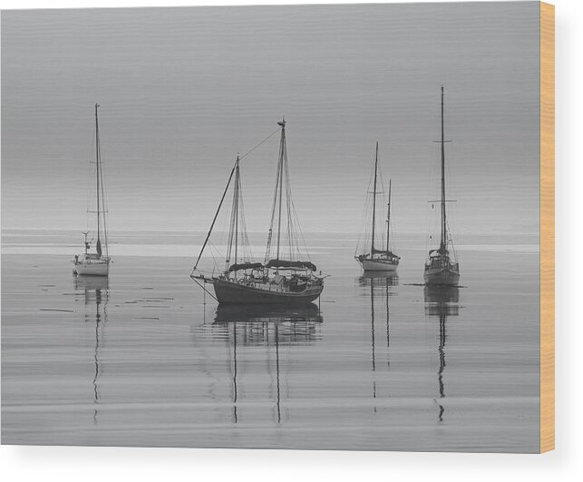 Boat Wood Print featuring the photograph Boats by Yun Mao