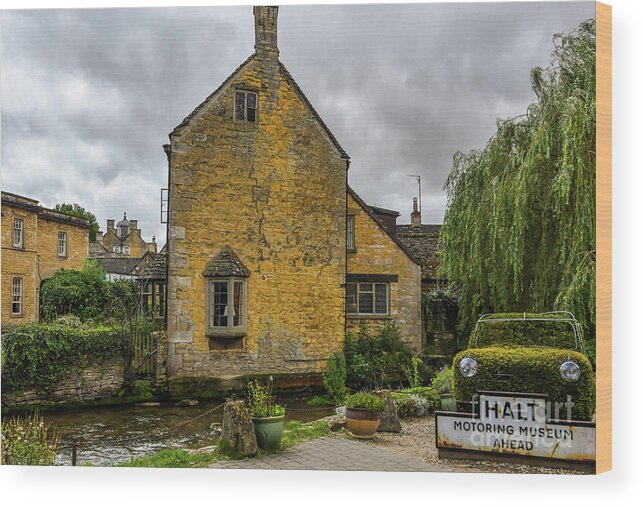  Wood Print featuring the photograph Bourton-on-the-Water by Abigail Diane Photography