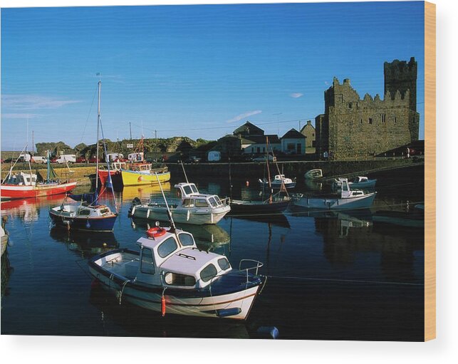Outdoors Wood Print featuring the photograph Co Wexford, Slade Castle, Ireland by Designpics