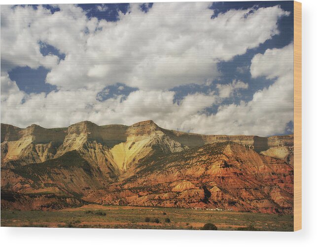 Scenics Wood Print featuring the photograph Colorado Mountains by Moosebitedesign
