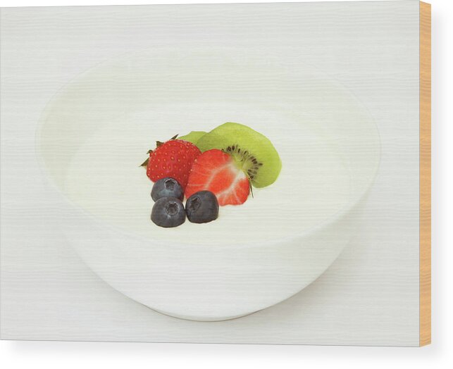 Breakfast Wood Print featuring the photograph Healthy Breakfast, Snack Or Dessert by Rosemary Calvert