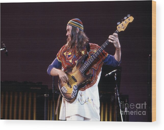 Music Wood Print featuring the photograph Jaco Pastorius In Cuba by The Estate Of David Gahr