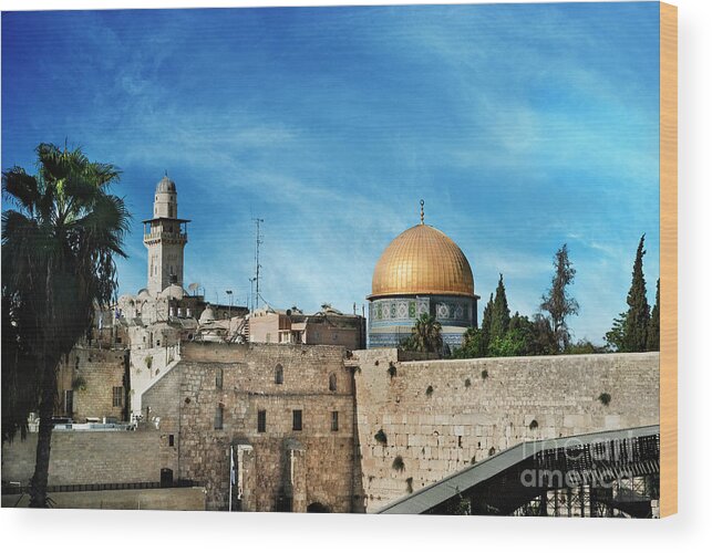 Jerusalem Wood Print featuring the photograph Jerusalem by Jelena Jovanovic