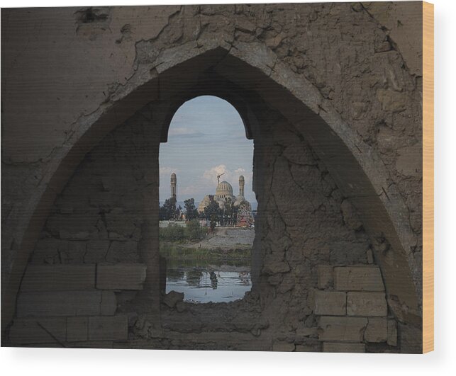 Mosul Wood Print featuring the photograph Life & Death by Alibaroodi