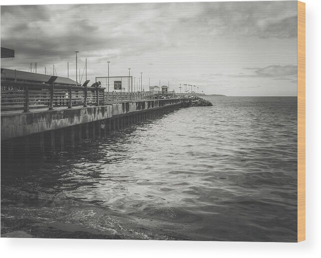 Sea Wood Print featuring the photograph Morning Fog by Anamar Pictures