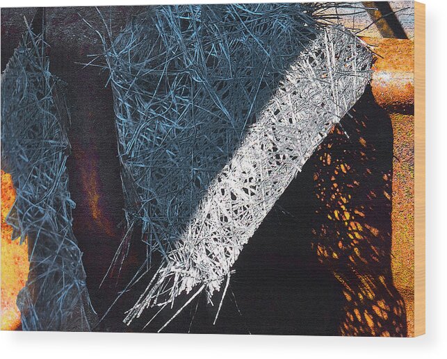 Rust Scapes #4 Wood Print featuring the photograph Rust Scapes #4 by Jessica Levant