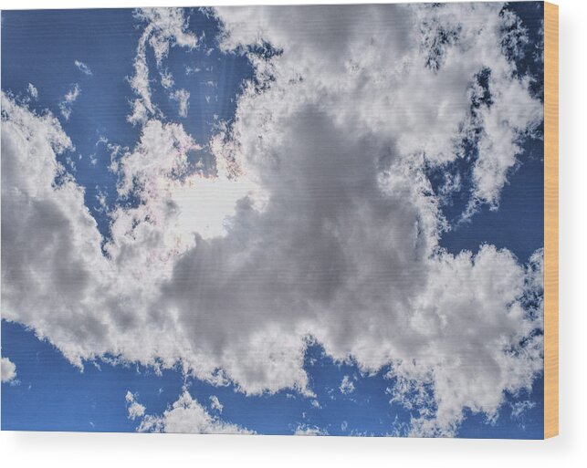 Sky Wood Print featuring the photograph Sky Brilliance by Chance Kafka