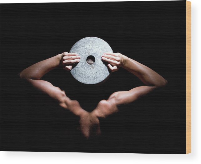 Human Arm Wood Print featuring the photograph Strength And Symmetry by Epicurean