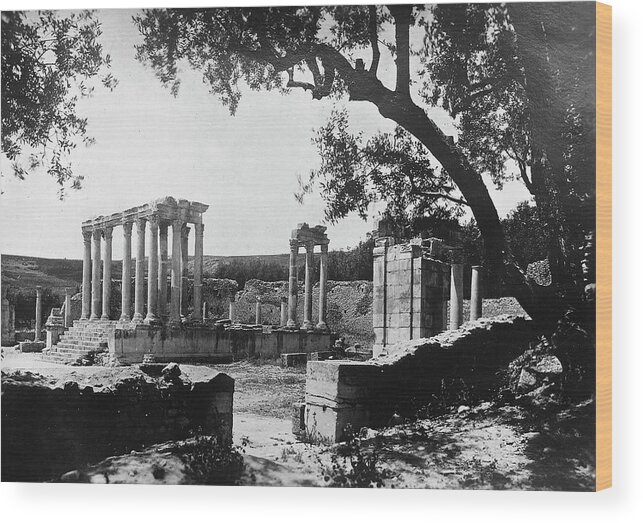 1930-1939 Wood Print featuring the photograph Temple Of Juno Coelestis by LIFE Picture Collection