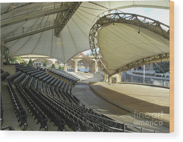 Knoxville Wood Print featuring the photograph Tennessee Amphitheater by Phil Perkins