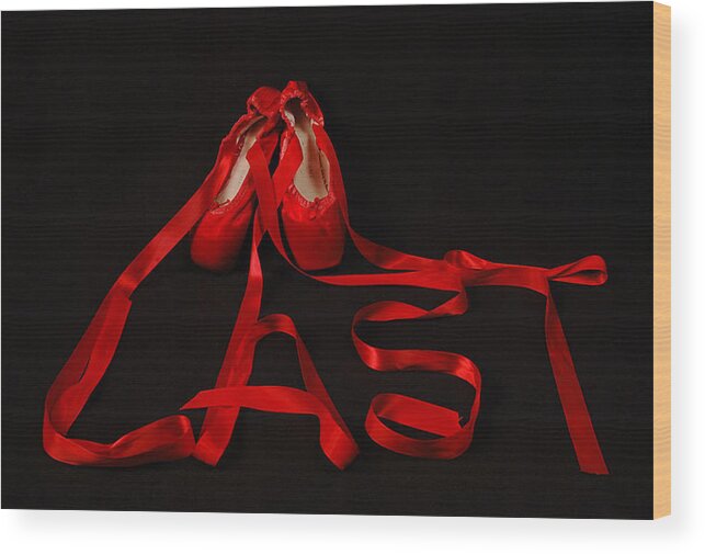 Red Shoes Wood Print featuring the photograph The Last Dance by Rein Nomm