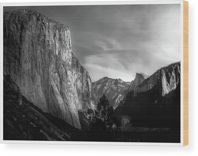 Yosemite Wood Print featuring the photograph Yosemite Tunnel View by Robert Blandy Jr