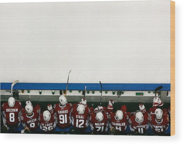 Atlanta Wood Print featuring the photograph 2008 56th NHL All-Star Game #1 by Kevin C. Cox