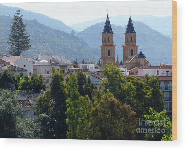 Orgiva Wood Print featuring the photograph Orgiva - Alpujarras - Spain by Phil Banks